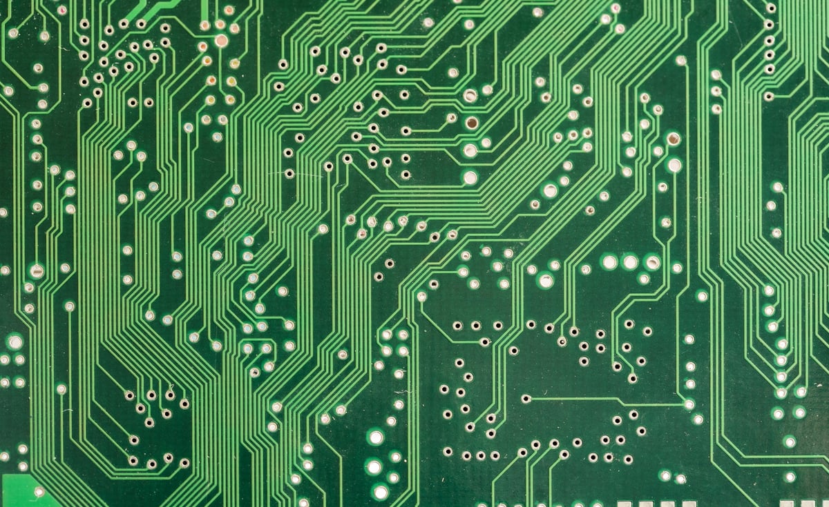 Green PCB circuit